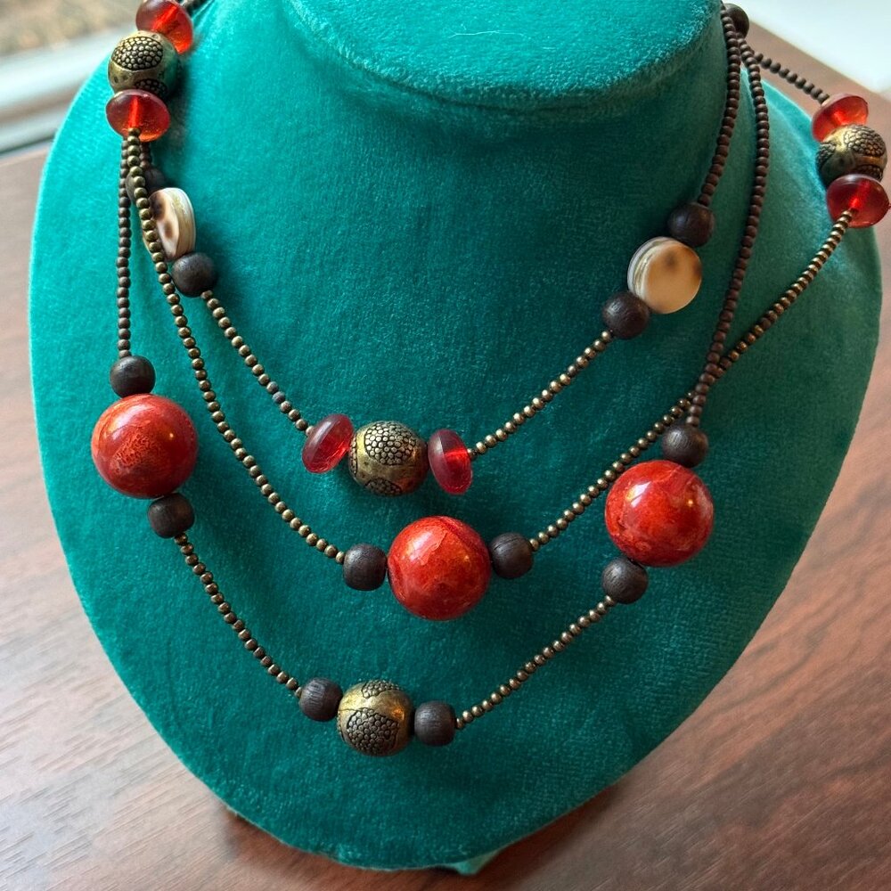 Coldwater Creek Layered Boho Necklace
